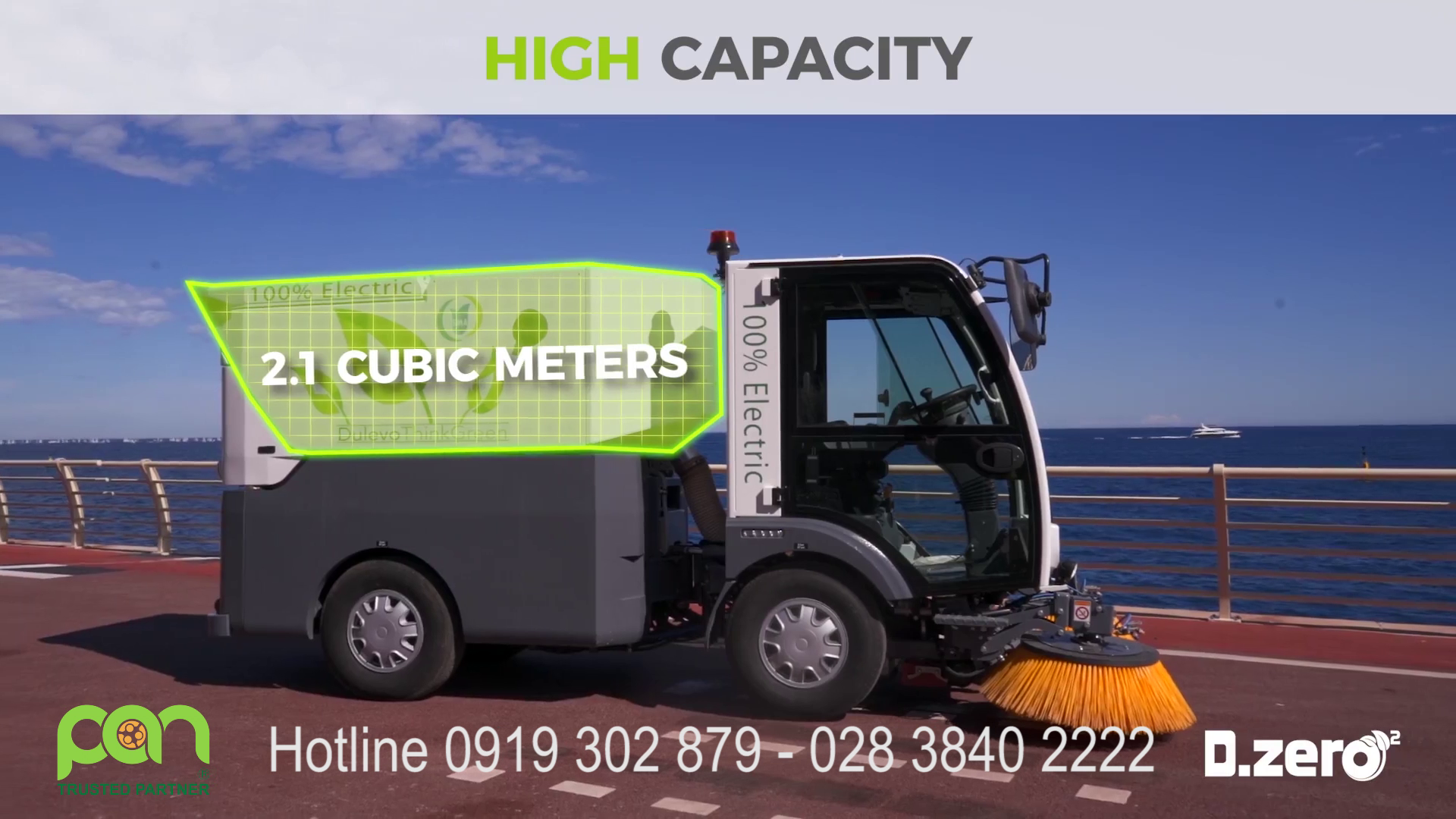 Xe quét đường Dulevo Dzero- giới thiệu tính năng công nghệ của Dzero