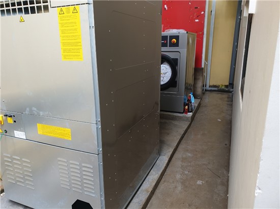 Hand over Industrial laundry machines at Thien Duong Hotel