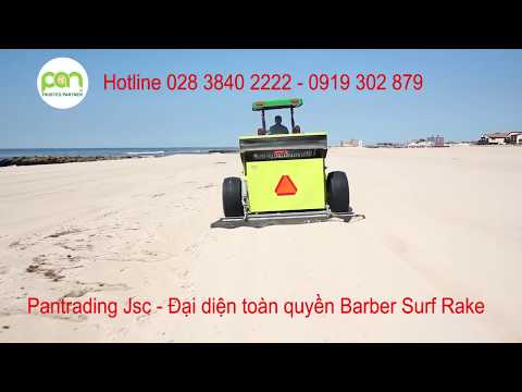 Xe vệ sinh bãi biển Barber Surf Rake