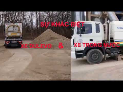 sự khác biệt xe quét đường nội địa và xe nhập khẩu