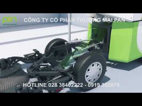 Mô tả hoạt động xe quét đường Dulevo Dzero