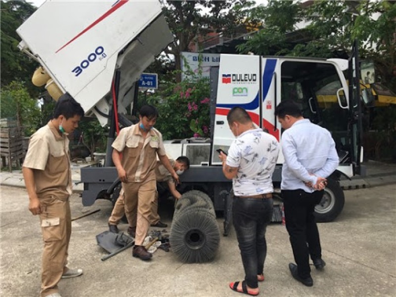 Hướng dẫn bảo dưỡng xe quét đường đô thị