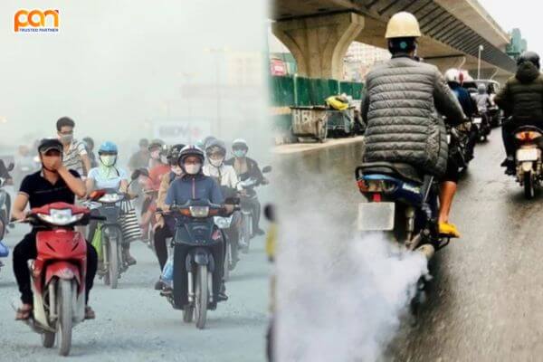 Khí thải xe máy là gì? Tác hại mà nó mang lại