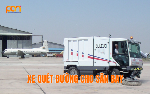 Xe quét đường cho sân bay - Giải pháp hiệu quả cho môi trường hàng không