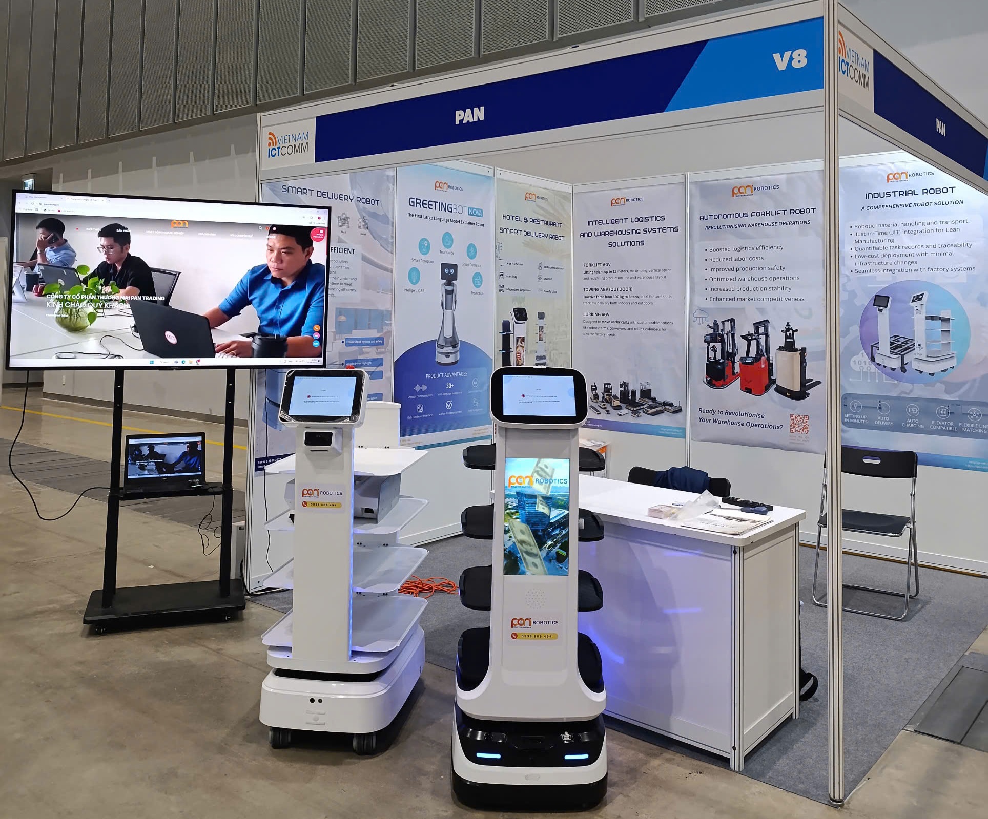 PAN ROBOTICS CHÍNH THỨC GÓP MẶT TẠI VIETNAM ICTCOMM 2025