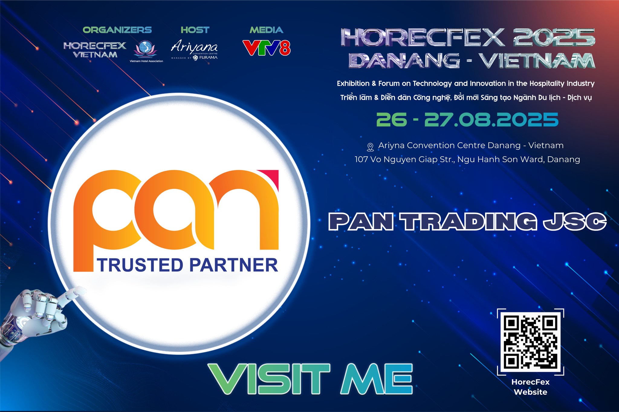 PAN TRADING JSC đồng hành cùng HorecFex Vietnam 2025 với vai trò Nhà Tài Trợ Ngọc
