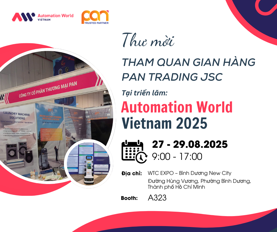 [Thư mời] Tham quan gian hàng Pan Trading JSC tại triển lãm Automation World Vietnam 2025