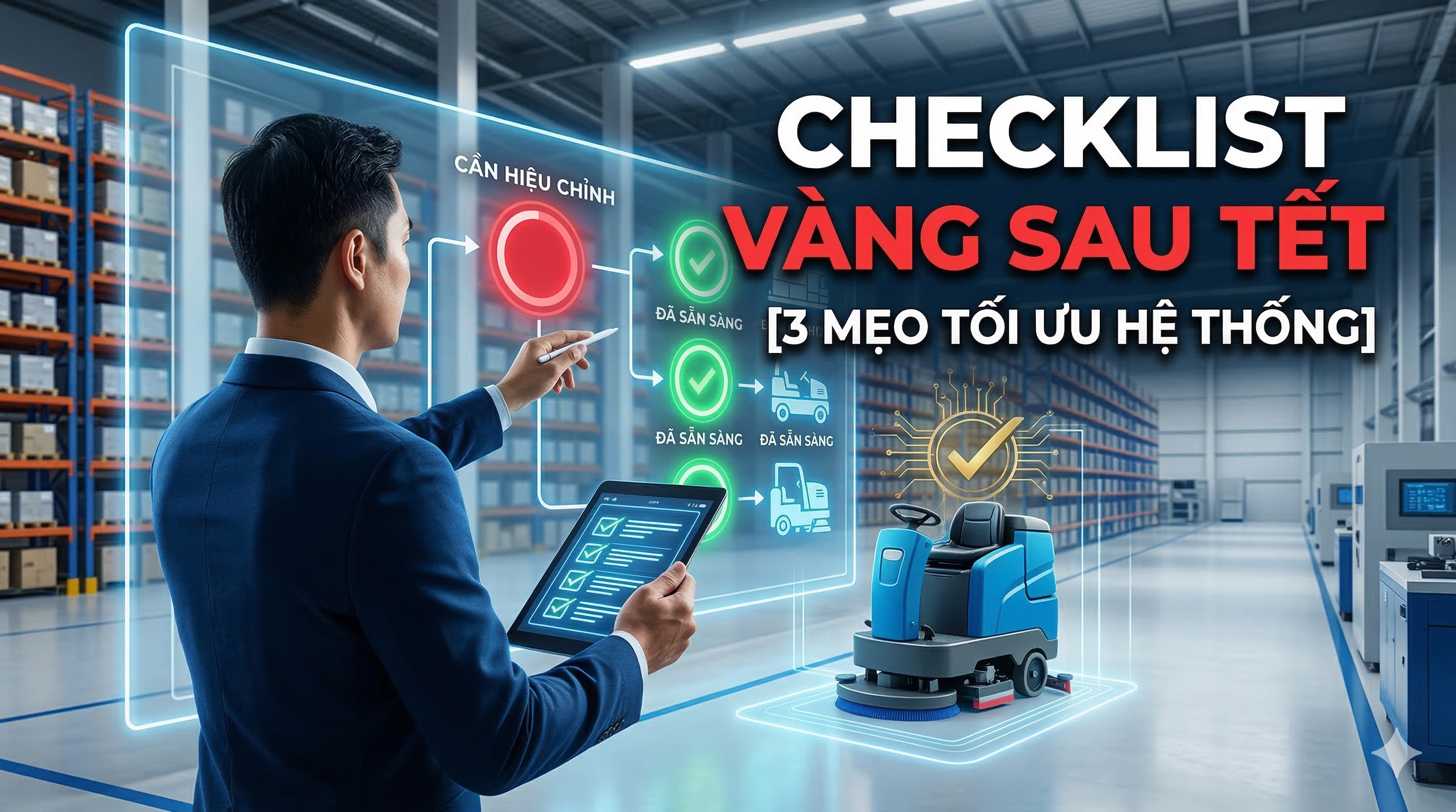 Checklist đánh giá hệ thống vệ sinh nhà máy sau kỳ nghỉ Tết